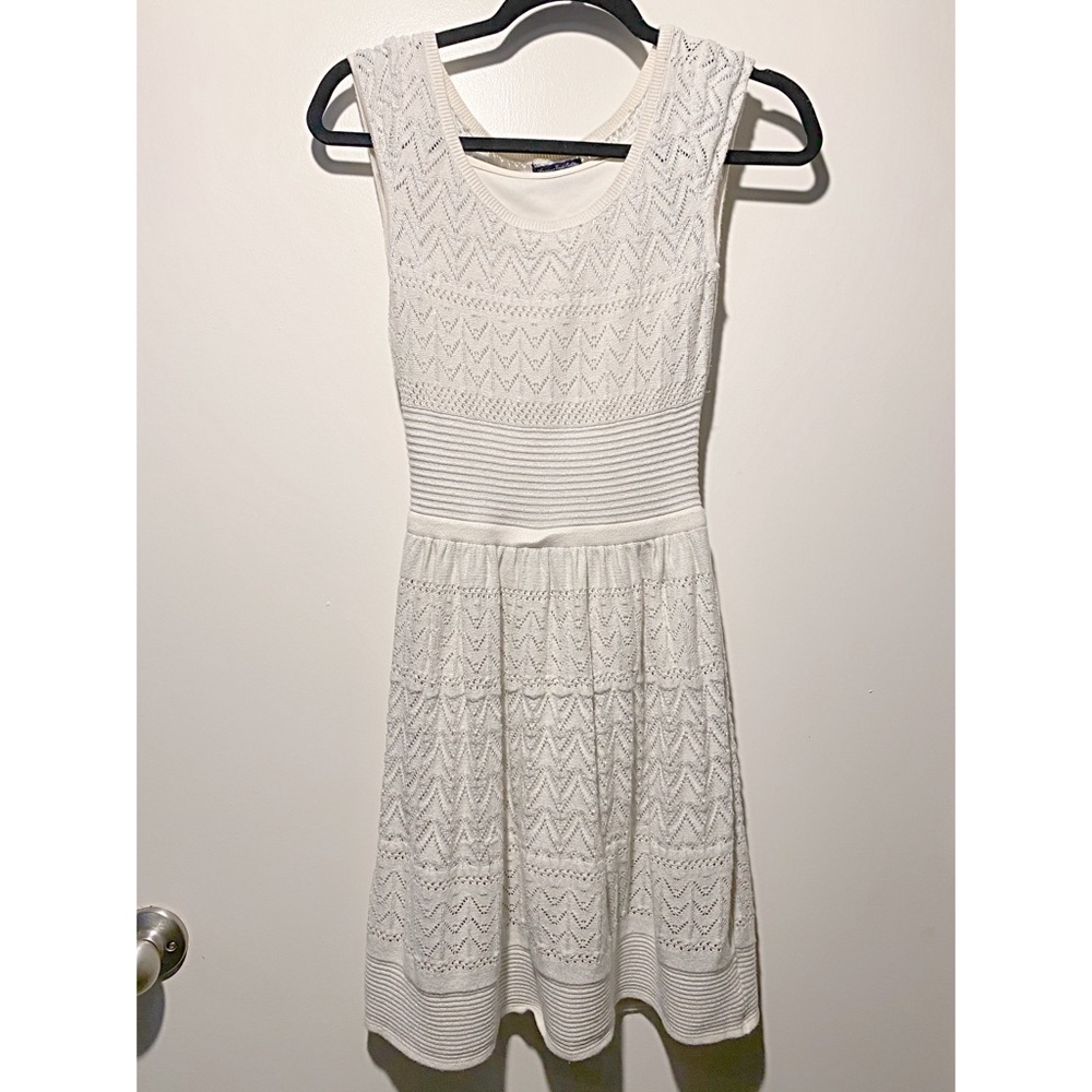 White lace crochet American Eagle Outfitters dress